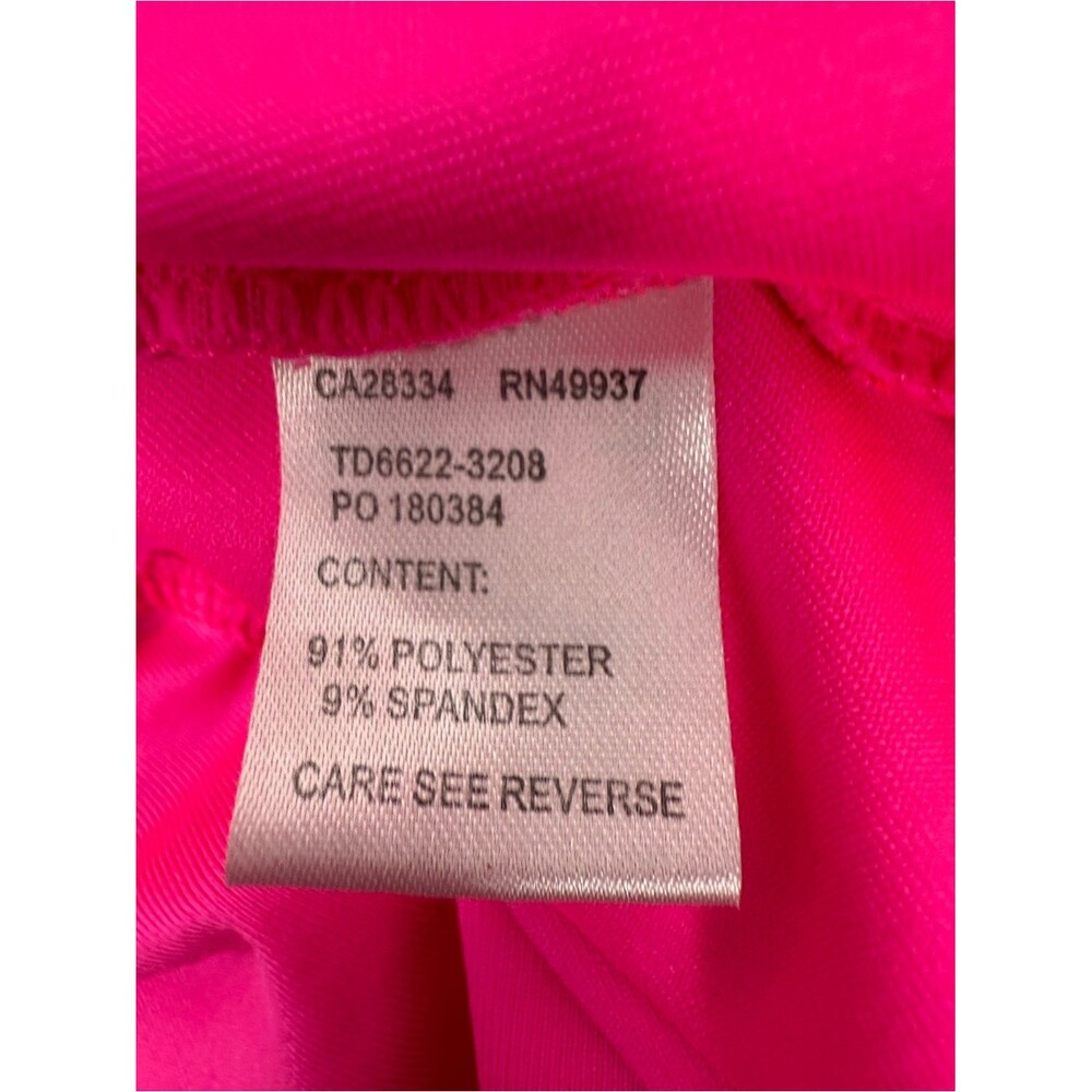 Tail SKORT skirt shorts under neon pink Hot Pink Ruched Tennis Skort - Picture 8 of 10